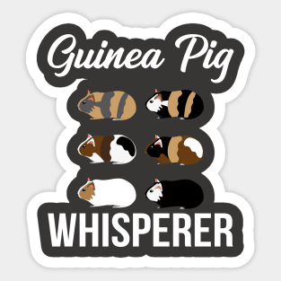 Guinea Pig Whisperer Sticker